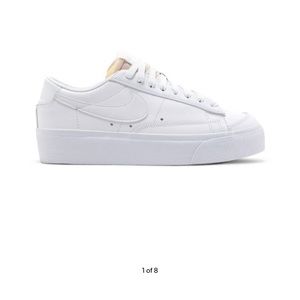Women’s Blazer Low Platform Triple White